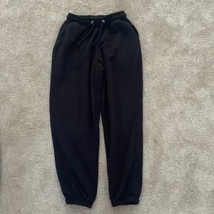 Black sweatpants from miss guided (for women 5’0-5’2)